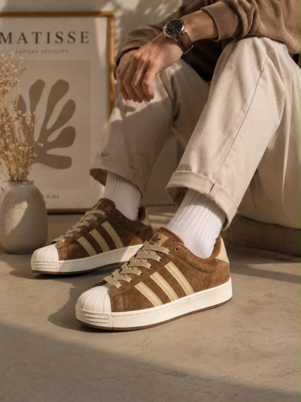 f1bf50c8-51d3-4d37-925a-935a4f8d0eca *FIRST TIME IN INDIA 🇮🇳*
*ADIDAS ORIGINALS SUPERSTAR 2026 SUEDE TAN 🔥*
Euro 40-44 ✅
Exact Showroom quality
Original Box Pack 📦
Grab Soon 🔜